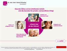 Tablet Screenshot of dr-schecker.de